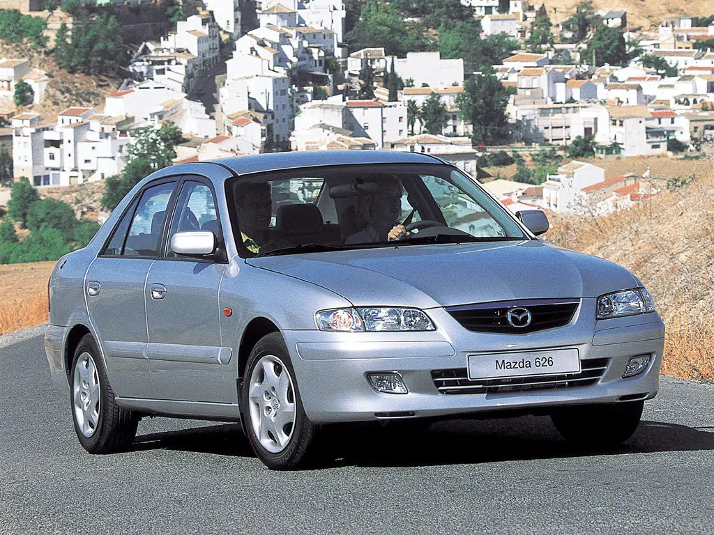 Mazda 626 (GF) 5 поколение, рестайлинг, седан (12.1999 - 08.2002)